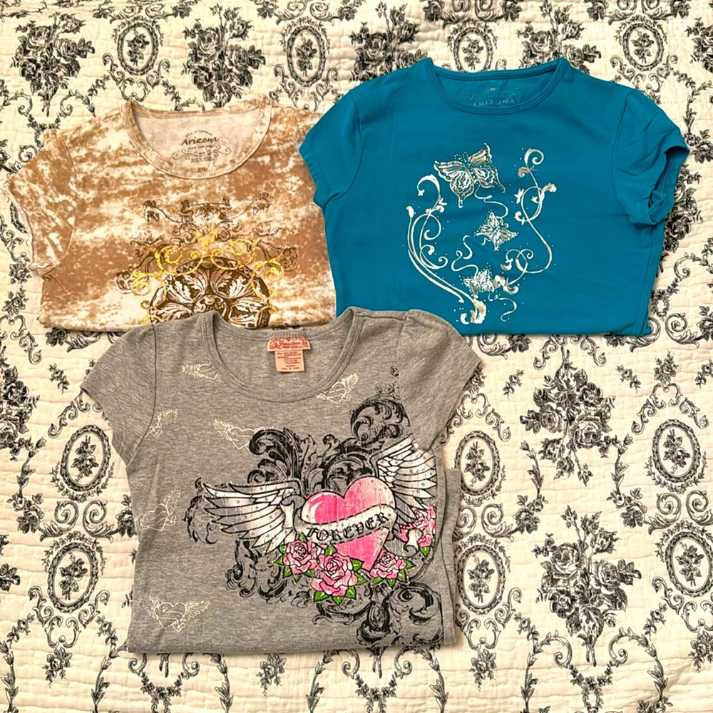 Lot of 3 Girl Tee Shirts